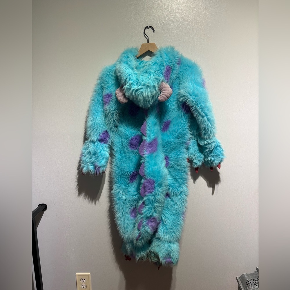 SULLEY monster Inc Vibrant Blue and Purple Furry Onesie